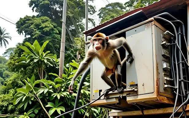 23 triệu người mất điện chỉ vì một con khỉ- Ảnh 1.