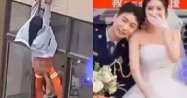 "Số phận thật không thể diễn tả thành lời”: Anh lính cứu hoả cứu cô gái định nhảy lầu tự tử vì thất tình, 3 tháng sau 2 người kết hôn avatar1740218640484 1740218640858694235779 13 0 388 600 crop 1740218662077344985646jpg