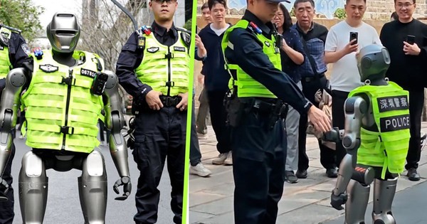 Trung Quốc biến phim viễn tưởng thành hiện thực: Robot cảnh sát đi tuần trên đường phố cùng con người avatar1741229103052 1741229103272505803172jpg