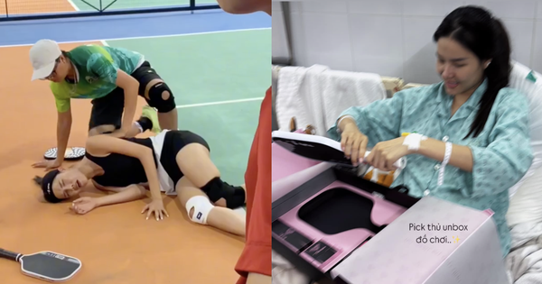 Hình ảnh mới nhất cực hiếm của sao nữ Vbiz bị gãy chân trong lúc chơi pickleball avatar1744010053774 17440100552151547708095 0 0 985 1881 crop 1744010346089426051734png