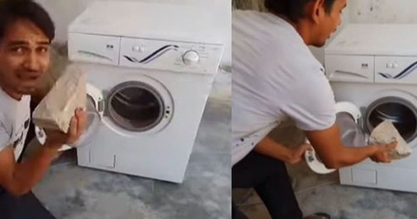 Nam thanh niên thả hòn đá lớn vào máy giặt, diễn biến tiếp theo khiến hàng triệu người "thót tim" avatar1745634607363 17456346079301460672682 0 55 315 559 crop 17456346665581382556775jpg