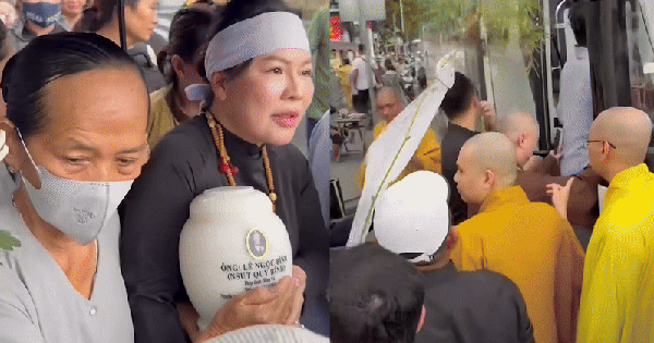 Lễ thủy táng của Quý Bình: Vợ lặng người ôm chặt tro cốt, Vân Trang và đông đảo khán giả tiễn đưa avatar1745638822830 1745638825239642672493png