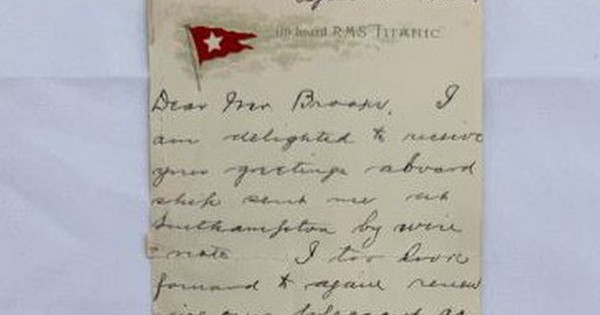 Thư của hành khách sống sót trên tàu Titanic được bán giá kỷ lục avatar1745984645066 1745984645187160403416 0 26 315 530 crop 1745984663128276687773jpg