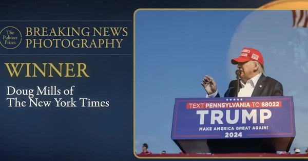 Bức ảnh chụp khoảnh khắc viên đạn sượt qua đầu ông Trump thắng giải Pulitzer danh tiếng avatar1746580664681 174658066503526936353jpg