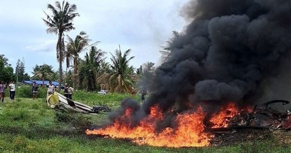 Trực thăng cảnh sát lại rơi ở Thái Lan, người trên khoang tử vong gần hết avatar1748078870398 1748078870901286093507jpg