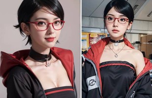 Boruto: Được AI thổi hồn, Uchiha Sarada "lột xác" thành mỹ nhân quyến rũ khó cưỡng avatar1750484811876 17504848122671204661208jpg