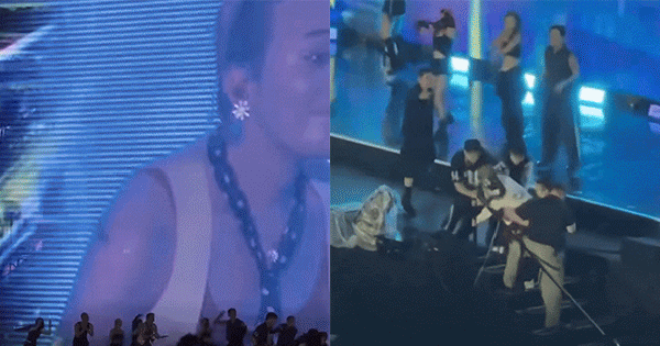Phản ứng của G-Dragon trong khoảnh khắc fan cuồng lao lên sân khấu khi đang biểu diễn tại Mỹ Đình avatar1750526426682 17505264302361867973987 0 0 314 600 crop 1750526559319438808695gifpng