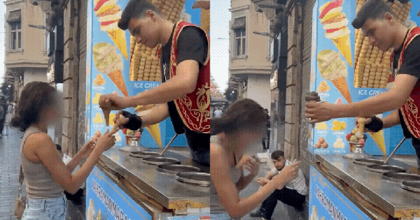 Mua "kem troll" nổi tiếng ở Thổ Nhĩ Kỳ, nữ du khách sững sờ trước hành vi quấy rối của nhân viên bán hàng: Cảnh sát vào cuộc điều tra avatar1752135355781 17521353560071988729456gifpng