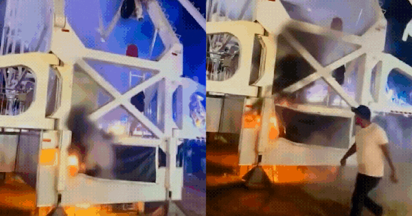 Kinh hoàng khoảnh khắc vòng đu quay bốc cháy ngùn ngụt ở Brazil, 54 người hoảng loạn treo lơ lửng giữa khói lửa avatar1752894821701 1752894822011860605506gifpng