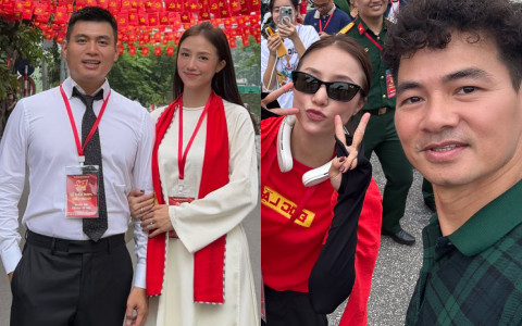 Điều đặc biệt không ngờ liên quan đến NSND Xuân Bắc - Salim - MC Khánh Vy trong buổi tổng hợp luyện diễu hành