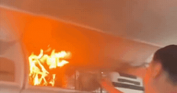 "Bom hẹn giờ" trong hành lý xách tay: Pin sạc của hành khách phát nổ dữ dội, máy bay phải hạ cánh khẩn cấp avatar1760807764145 17608077643541535267211gifpng