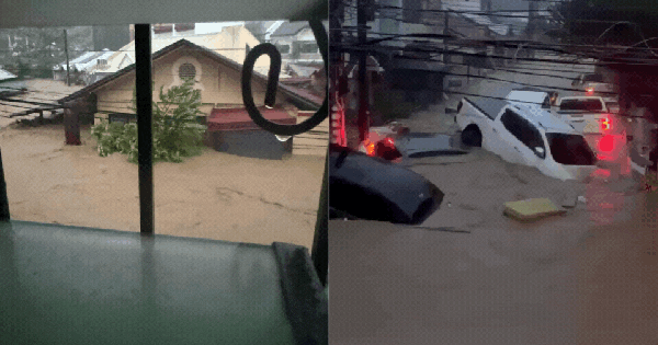 Bão Kalmaegi sầm sập đổ bộ, nhiều khu dân cư chìm trong biển nước, ô tô trôi lênh đênh trên đường phố avatar1762226546853 1762226547754662471595gifpng