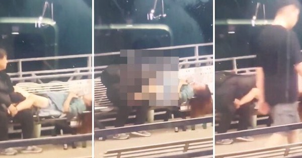 Cặp đôi "thân mật" trên ghế bị người đi đường dùng điện thoại ghi hình và thông báo từ chính quyền avatar1762752745367 1762752745833418745695 0 57 420 729 crop 1762752771596648905869jpg