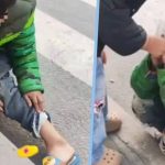 Bé gái Trung Quốc mang dép lê giữa trời lạnh 10 độ C, lom khom nhặt đồ ăn rơi giữa đường khiến dư luận xót xa avatar1763455014842 17634550153061270601443jpg