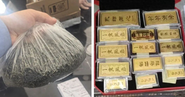 Shipper nhận giao gói trà nặng bất thường, mở ra lại thấy 4 cây vàng liền báo cảnh sát avatar1763710133180 1763710133879541640479png