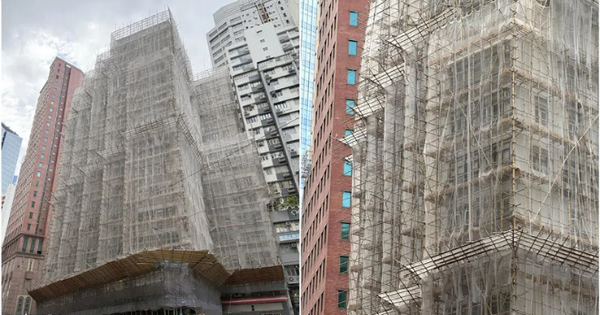 Cận cảnh giàn giáo làm bằng tre bên ngoài tòa chung cư hàng chục tầng: Vì sao đến giờ vẫn được sử dụng? avatar1764202853384 17642028538051567208543png