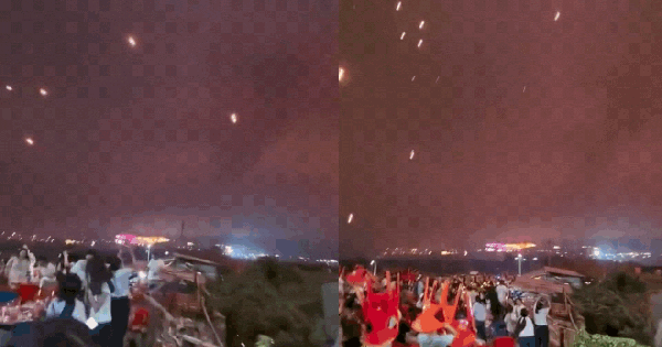 Kinh hoàng cảnh hàng trăm drone bốc cháy, rơi như mưa "quả cầu lửa" vào đám đông xem pháo hoa ban sao cua gia toc giau nhat the gioi 32 1759567030408332249836gifpng