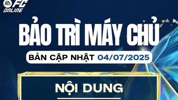 Cập nhật thời gian bảo trì FC Online hôm nay 4/7 bao tri fo4 47jpg