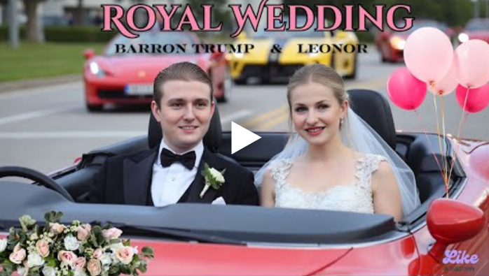 Rộ video cậu út nhà Tổng thống Donald Trump kết hôn- Ảnh 1. Rộ video cậu út nhà Tổng thống Donald Trump kết hôn- Ảnh 1.