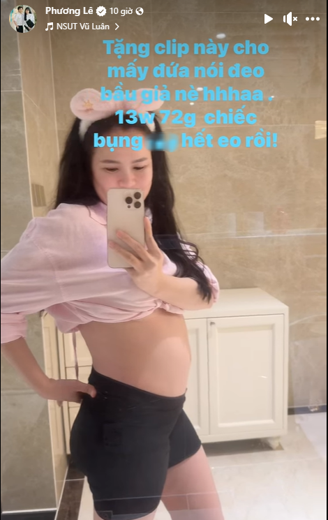 Hoa hậu Việt bị nghi mang bầu giả tiếp tục đáp trả căng ngay trên sóng livestream- Ảnh 6.