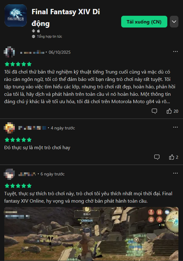 Final Fantasy XIV Mobile lộ cấu hình yêu cầu thân thiện đến bất ngờ- Ảnh 2.