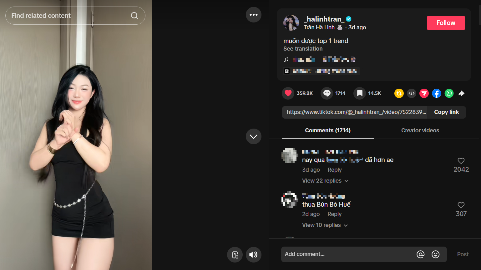 Trần Hà Linh khẳng định muốn được Trần Hà Linh khẳng định muốn được