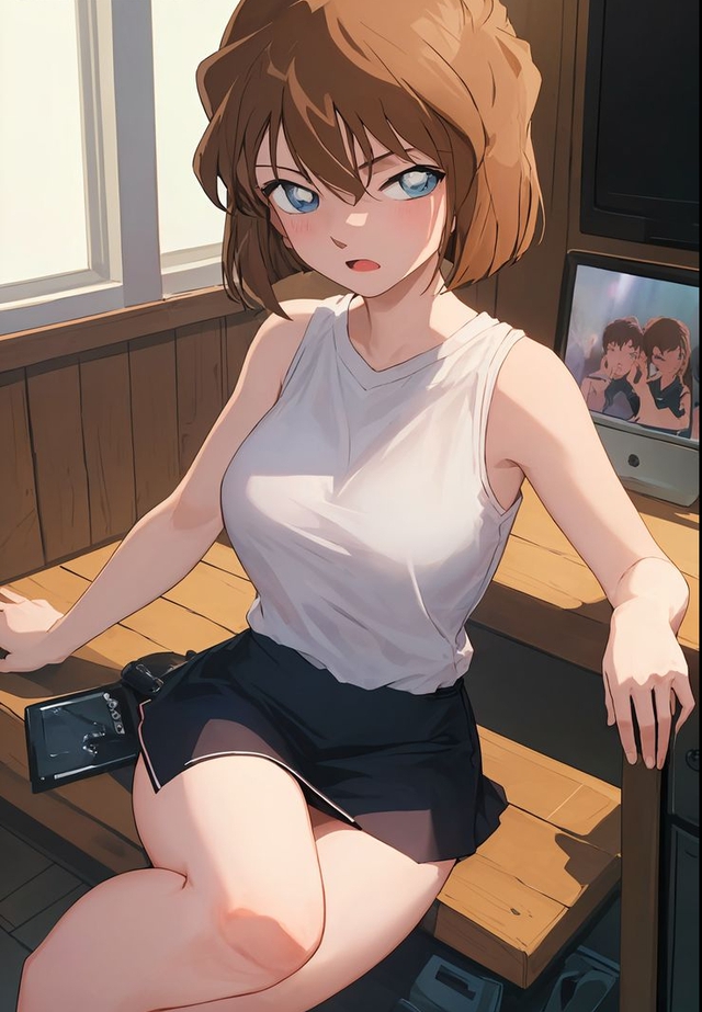 AI phục dựng Haibara, nhan sắc dịu keo khiến fan Conan mê như điếu đổ- Ảnh 8.