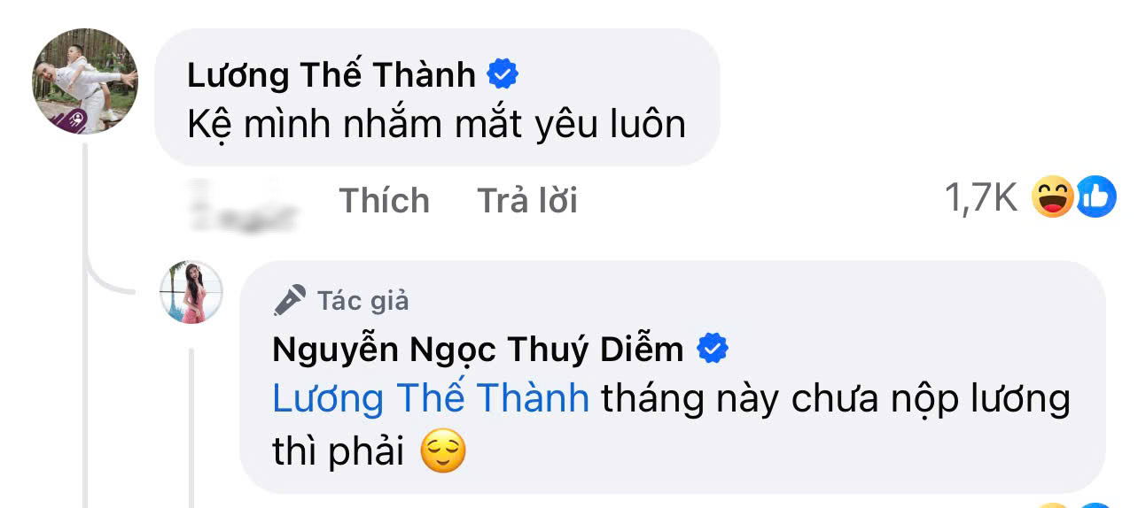 Lương Thế Thành nói đúng 6 chữ khi vợ Thúy Diễm bị lan truyền clip quay lén hôn sao nam kém tuổi- Ảnh 2.