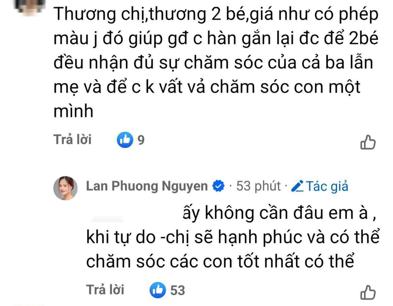 Diễn viên Lan Phương được khuyên bớt kể lể chuyện ly hôn trên MXH- Ảnh 3. Diễn viên Lan Phương được khuyên bớt kể lể chuyện ly hôn trên MXH- Ảnh 3.