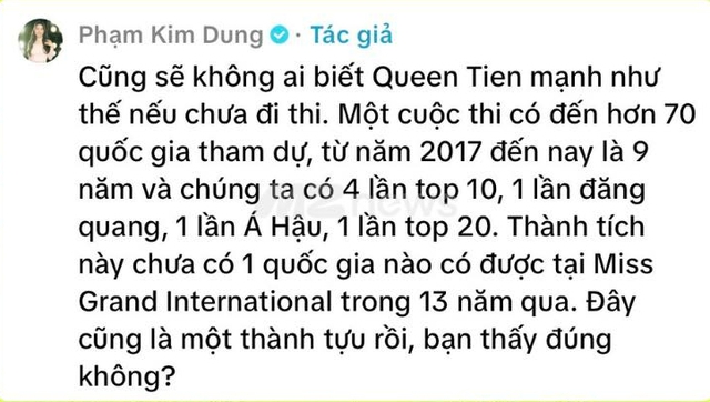 Hoa hậu Thuỳ Tiên từng mạnh thế nào?- Ảnh 2.