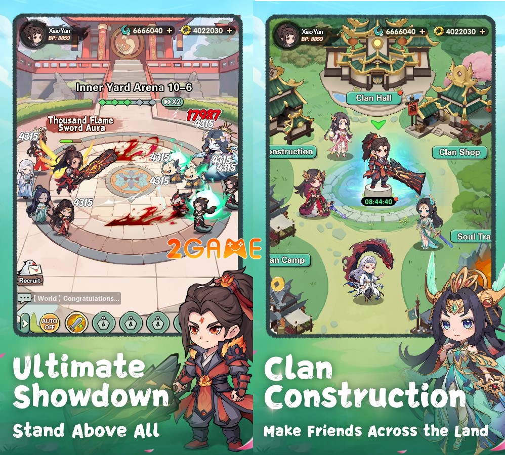 Battle Through the Heavens 2D – Game Đấu Phá Thương Khung theo phong cách nhàn rỗi battle through the heavens 2d 3