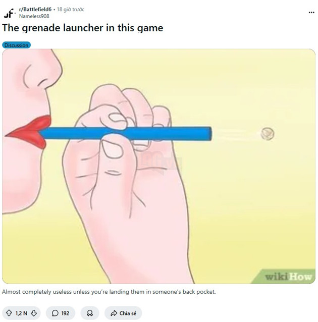 Súng phóng lựu bị so sánh với súng bắn đạn giấy tự chế