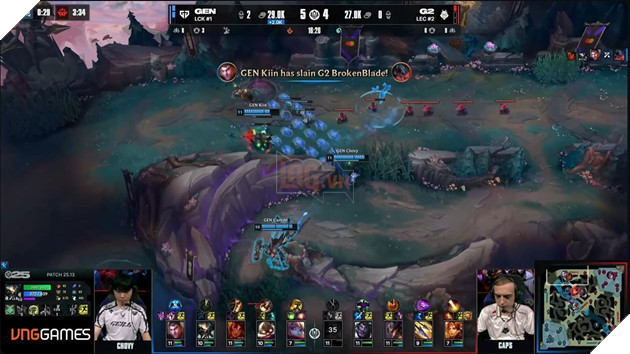 MSI 2025: GEN.G The Hien Phong Do Huy Diet Truoc G2 Esports, Buoc Tiep Vao Nhanh Thang 16 MSI 2025: GEN.G Thể Hiện Phong Độ Hủy Diệt Trước G2 Esports, Bước Tiếp Vào Nhánh Thắng 16