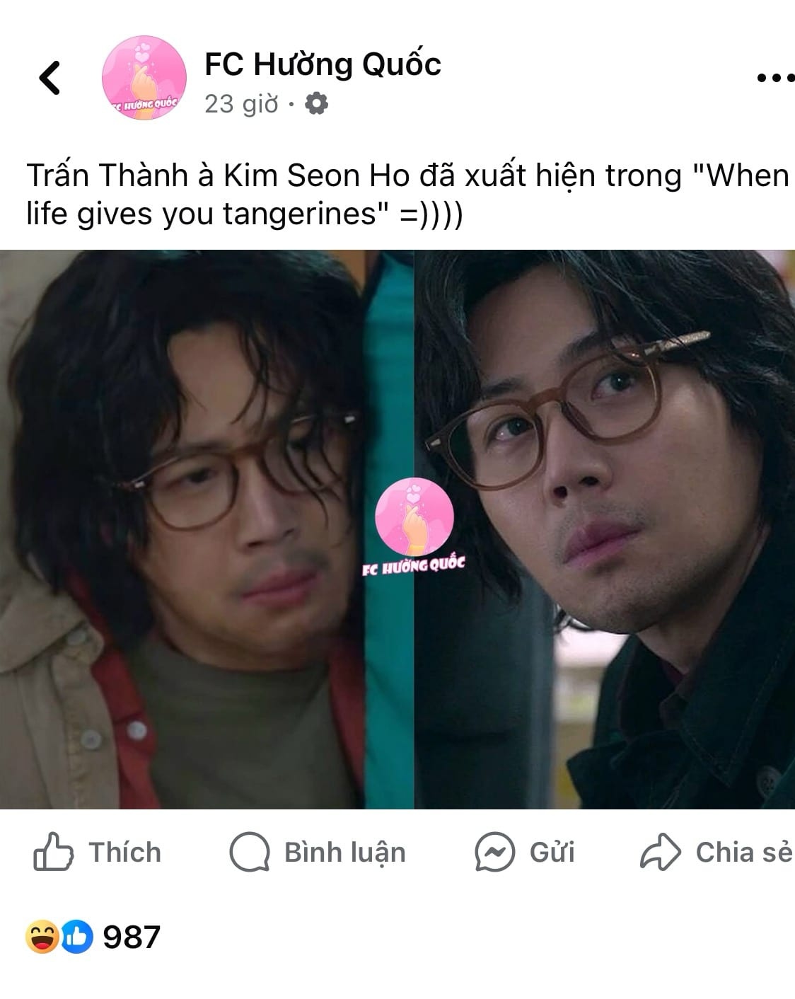 Trấn Thành bất ngờ
