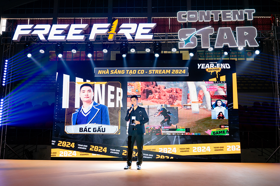 Free Fire Creator Awards 2024 - Vinh danh những nhà sáng tạo nội dung xuất sắc nhất bc3a1c ge1baa5u nhe1baadn gie1baa3i thc6b0e1bb9fng nhc3a0 sc3a1ng te1baa1o co stream 2024