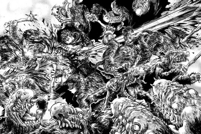 Manga Berserk đã bán được 70 triệu bản trên toàn thế giới, bao gồm 9 triệu bản tiếng Anh best seinen manga berserk manga
