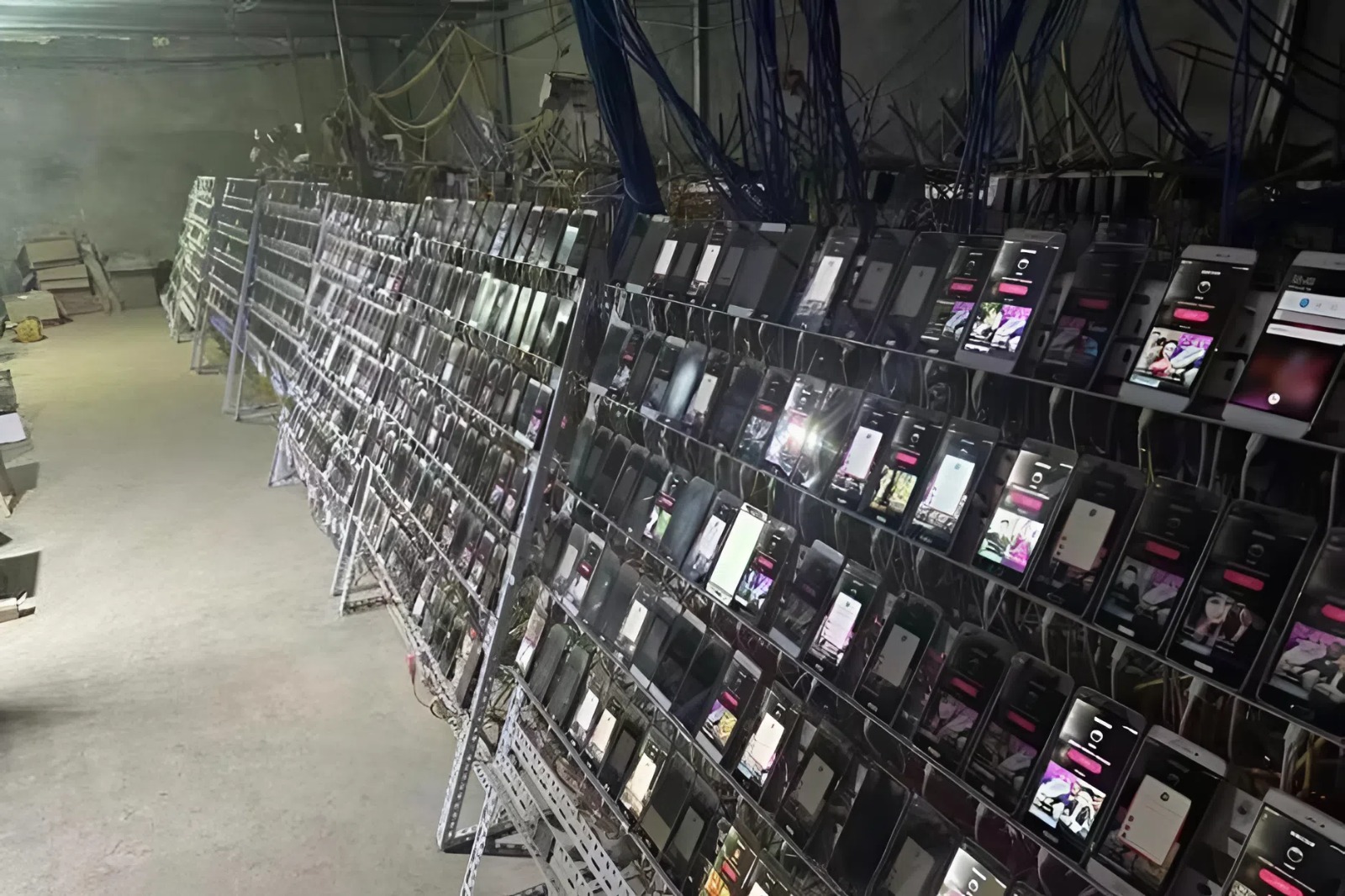 Tịch thu hơn 20.000 điện thoại phát sáng 24/7 và 32 tỷ đồng trong một căn nhà cũ- Ảnh 2. Tịch thu hơn 20.000 điện thoại phát sáng 24/7 và 32 tỷ đồng trong một căn nhà cũ- Ảnh 2.