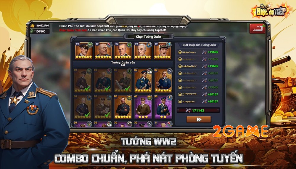 Trải nghiệm Biệt Đội Thép – Cuộc chiến thời gian thực tại các đấu trường rực cháy bietdoithep mobile 1 tuong