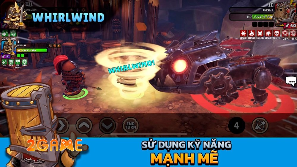 bighelmetsheroesofdestiny-2 Big Helmets: Heroes of Destiny kết hợp độc đáo giữa chiến đấu theo lượt, RPG và roguelike bighelmetsheroesofdestiny 2