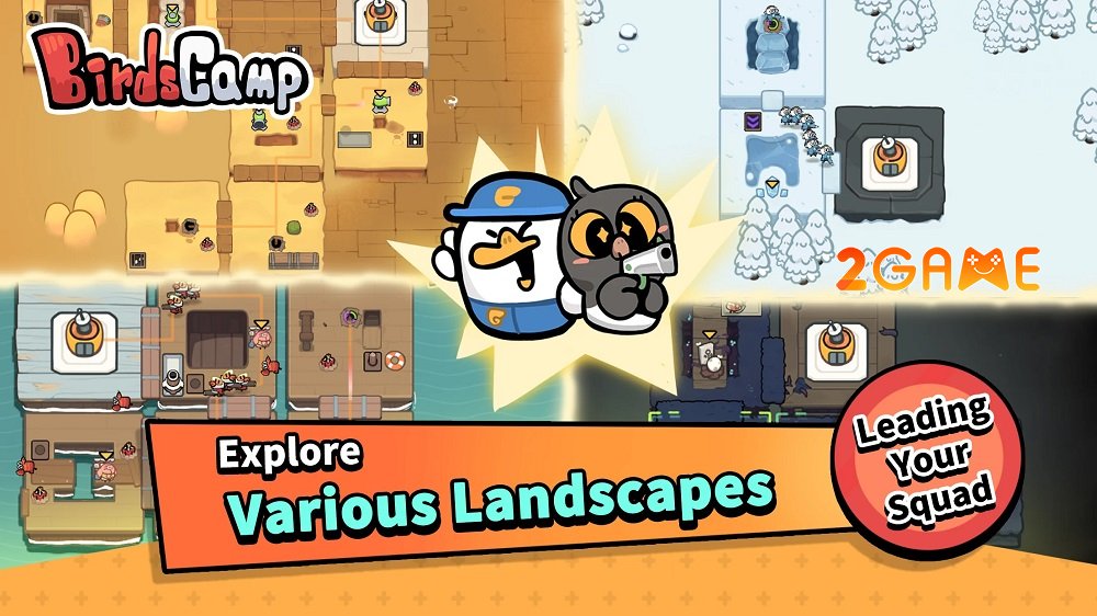 Birds Camp – Game phòng thủ tháp kết hợp xây dựng bộ bài thiết kế dễ thương birds camp pre reg 3