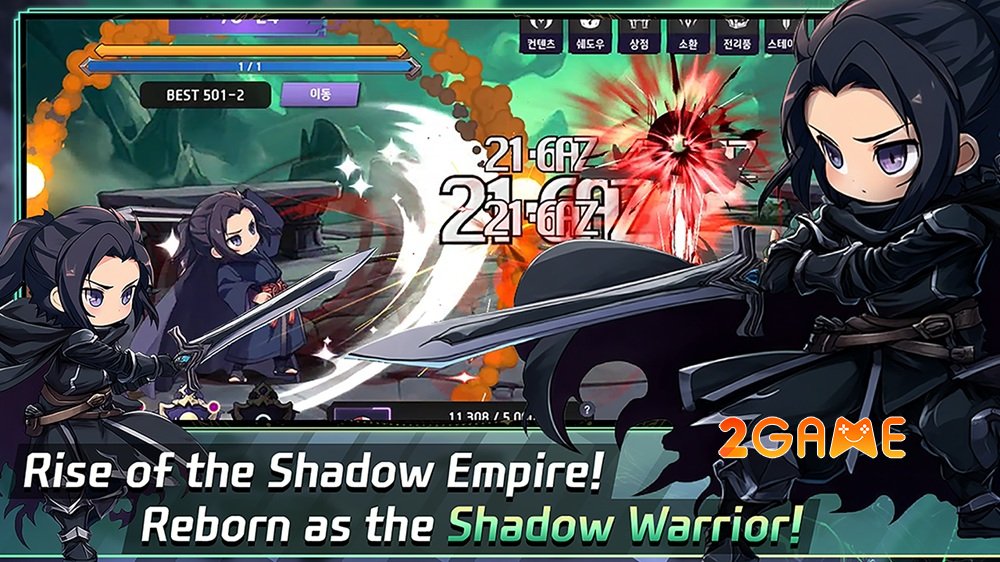 Black Shadow: Idle RPG – Trở thành người thừa kế cuối cùng của Đế chế Bóng tối blackshadowidlerpg 1