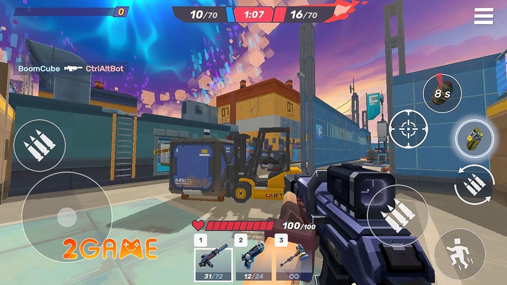 Bloxel Arena – Lối chơi hành động 5v5 nhanh gọn, kịch tính bloxelarena 1