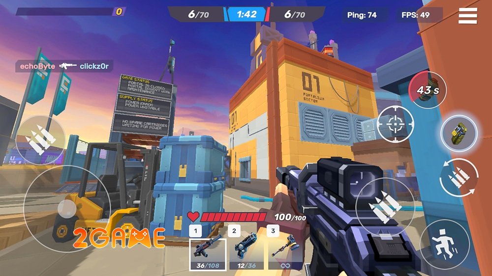 Bloxel Arena – Lối chơi hành động 5v5 nhanh gọn, kịch tính bloxelarena 2