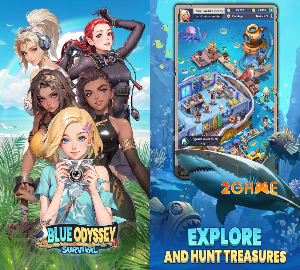 Blue Odyssey: Survival – Game sinh tồn trên đại dương bao la blue odyssey survival 1