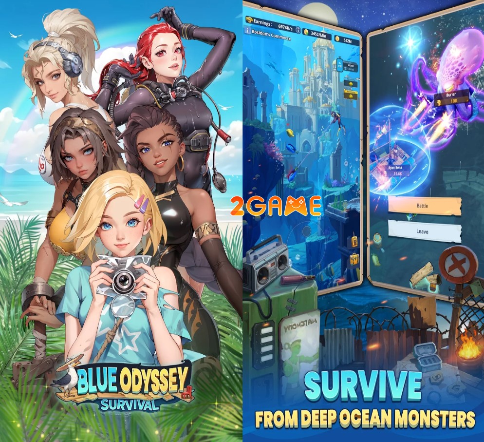 game nhập vai sinh tồn Blue Odyssey: Survival