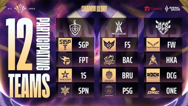 Kết quả bốc thăm AIC 2025 Liên Quân boc tham aic 2025jpg