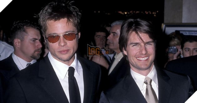 Nam diễn viên Brad Pitt và Tom Cruise vào năm 1998