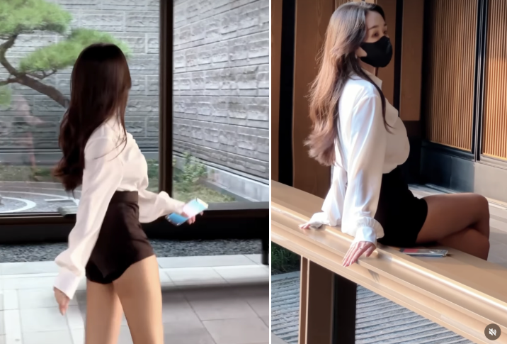 Nữ thư ký gây sốt mạng xã hội với phong cách thời trang vừa đẹp và cuốn hút brf5ycn