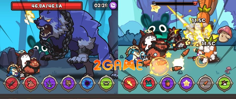 Bunny Game: Hero Pals kết hợp giữa thiết kế đáng yêu và những trận chiến bùng nổ bunnygameheropals 4