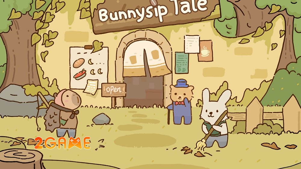 Bunnysip Tale cho phép bạn điều hành một quán cà phê động vật dễ thương bunnysiptale 1